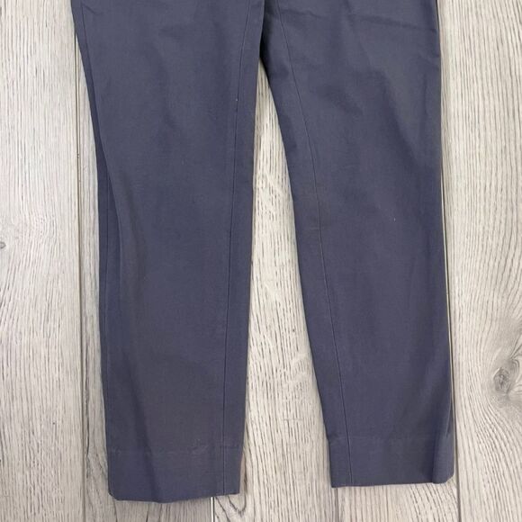 Everlane Women Size 4 Gray Side Zip Stretch Cotton Ankle Skinny Leg Pants Office - Picture 8 of 15